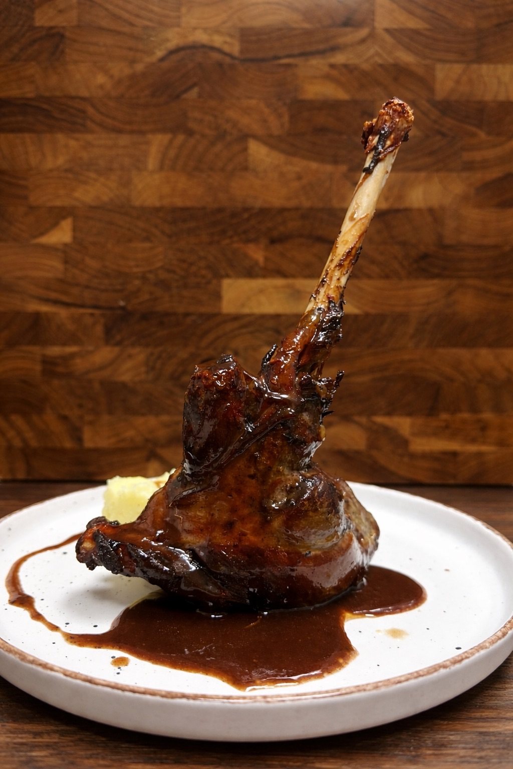 Plat de caça a la brasa