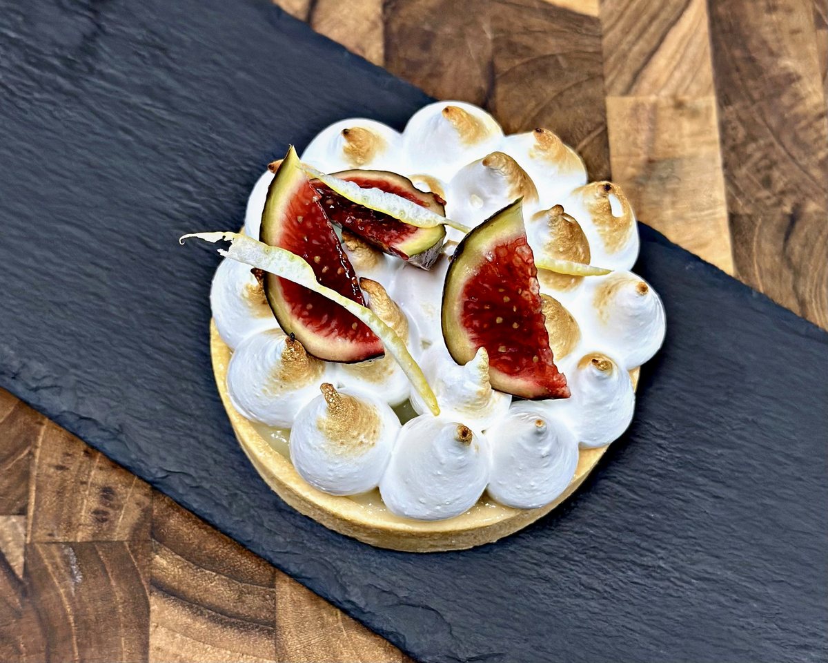 Postre de figa amb merenga